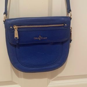 Cole Haan blue cross body bag